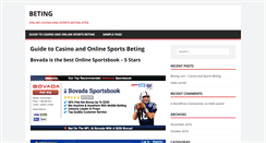 Desktop Screenshot of beting.com